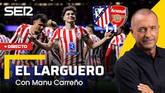 En directo, El Larguero: Atleti y Arsenal empatan y dejan todo abierto para Londres