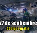 Códigos Free Fire de hoy 27 de septiembre de 2021; todas las recompensas gratis