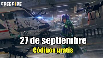 Códigos Free Fire de hoy 27 de septiembre de 2021; todas las recompensas gratis