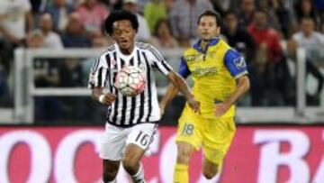 Cuadrado es una de las figuras de la Juventus en esta temporada.