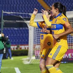 Tigres Femenil avanza a semis goleando al Pachuca