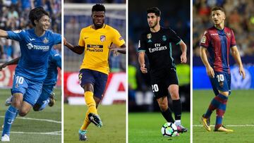 Gaku Shibasaki, Thomas Partey, Marco Asensio o Enis Bardhi son varios de los jugadores más destacados de este inicio de LaLiga.