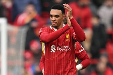Alexander-Arnold, con el Liverpool.