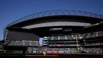 SEATTLE, WASHINGTON - JULY 08: A general view during the SiriusXM All-Star Futures Game at T-Mobile Park on July 08, 2023 in Seattle, Washington.   Steph Chambers/Getty Images/AFP (Photo by Steph Chambers / GETTY IMAGES NORTH AMERICA / Getty Images via AFP)