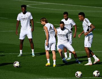 Benzema y Luka Modric.