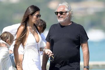 Elisabetta Gregoraci y Flavio Briatore