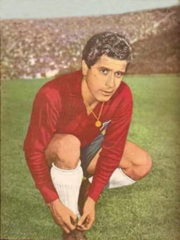 Jaime Ramírez Banda en 1957 jugó 10 partidos y anotó 4 goles.