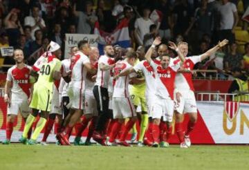 Mónaco y Falcao celebran: ¡Campeones de Francia!