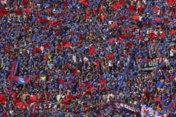 El espectacular ambiente en las tribunas del Nacional