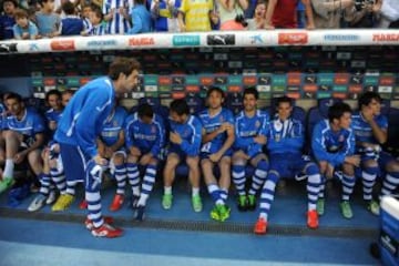 Banquillo del Espanyol.