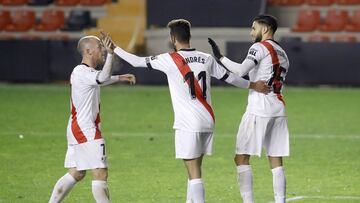 Isi, Andrés y Antoñín, los jugadores que más marcan del Rayo.