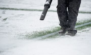 El Atlanta gana la pelea de bolas de nieve ante el Minnesota