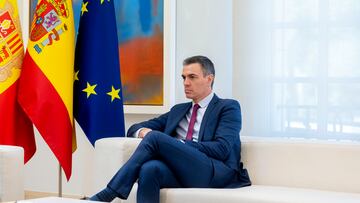 El presidente del Gobierno, Pedro Sánchez, durante una reunión con el Cap de Govern del Principat d'Andorra, en el Complejo de la Moncloa, a 27 de febrero de 2024, en Madrid (España). Durante el encuentro, Espot Zamora comparte con el presidente del Ejecutivo la conclusión de las negociaciones del acuerdo de asociación obtenido durante la presidencia española del Consejo de la UE. La cita se enmarca en los encuentros que tienen de forma periódica, basados en el diálogo fluido y las estrechas relaciones entre ambos Estados.
27 FEBRERO 2024;MADRID;SANCHEZ;PRESIDENTE DEL GOBIERNO;CAP DEL GOVERN;PRINCIPAT DE ANDORRA
Alberto Ortega / Europa Press
27/02/2024