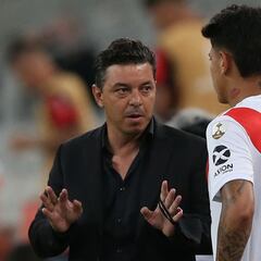 Juanfer, Borré, Teo... colombianos que dirigió Gallardo en River