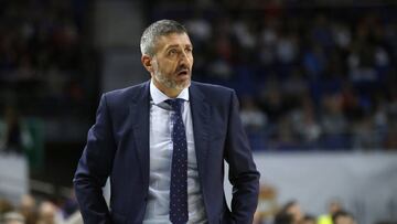Javi Juárez, nuevo entrenador del Urbas Fuenlabrada, durante su etapa en el UCAM Murcia.