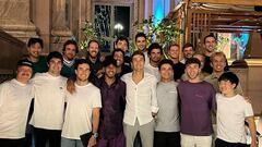 Rivalries aside, the German brought together the twenty drivers on the Formula 1 grid at the same table to say goodbye to the World Cup in style.