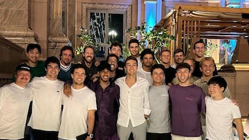 Rivalries aside, the German brought together the twenty drivers on the Formula 1 grid at the same table to say goodbye to the World Cup in style.