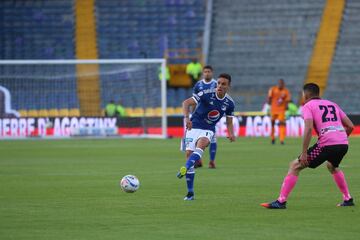 Millonarios venció a Boyacá Chicó en la primera jornada de la Liga Águila II - 2018 en el estadio El Campín. Hauche y Silva marcaron para Millonarios