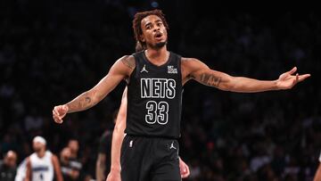 Nic Claxton, pívot de Brooklyn Nets, ante Orlando Magic.