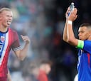 Mbappé y Haaland entre los más goleadores del 2024