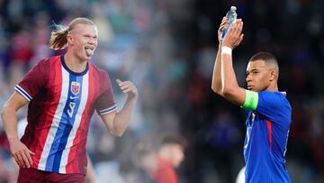 Mbappé y Haaland entre los más goleadores del 2024