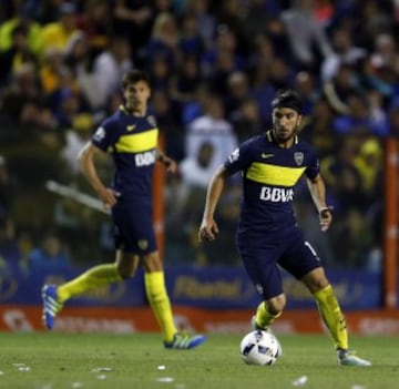 Sebastián Pérez fue titular y jugó todo el partido con Boca Juniors en la goleada sobre Quilmes en juego de la cuarta fecha de la Liga de Argentina.