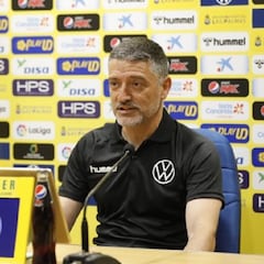 García Pimienta: "Los dos equipos vamos a intentar tener el balón"