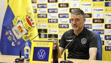 García Pimienta: "Los dos equipos vamos a intentar tener el balón"