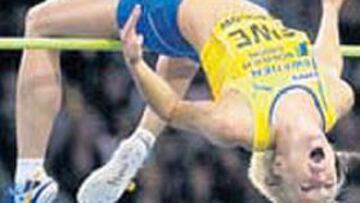 <b>CHICA DE ALTURA. </b>Kajsa Bergqvist atacará el récord mundial.