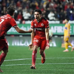 El efusivo festejo que no se vio en el gol de Mora a Tigres