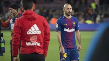 Mascherano se despide el miércoles del Barcelona