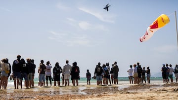 Cohan Van Dijk from Netherlands performs during the Red Bull King Of The Air Qualifier in Tarifa, Spain on June 16, 2025.