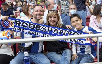 Gran ambiente en el Wanda Metropolitano. 