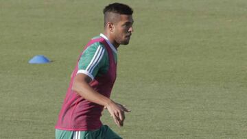 Amro Tarek, durante un entrenamiento de pretemporada.