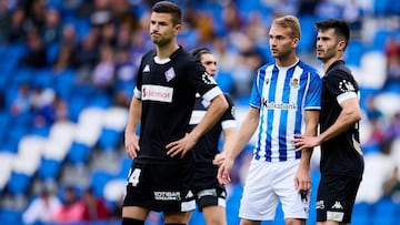 Guruzeta, en el partido ante el Sanse en Anoeta.