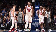 Antetokounmpo hace leña del árbol caído de los Sixers