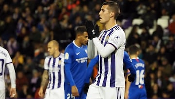 VALLADOLID. 24/11/19. PHOTOGENIC/MIGUEL ANGEL SANTOS. PARTIDO DE LIGA SANTANDER ENTRE EL REAL VALLADOLID Y EL SEVILLA. GUARDIOLA