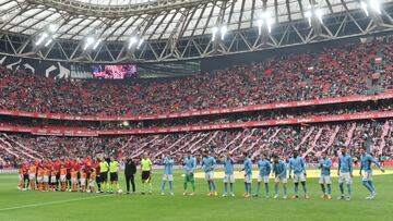 Presentación de Athletic y Celta el domingo