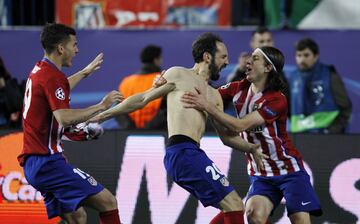 El 15 de marzo de 2016 Juanfran fue decisivo en la tanda de penaltis contra el PSV Eindhoven al marcar la pena máxima que clasificó al Atlético de Madrid para los cuartos de final de la Champions League. 