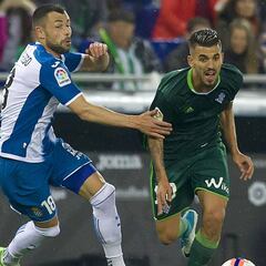 Sólo Neymar recibe más faltas que el bético Ceballos en Europa