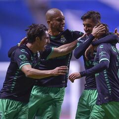 Santos derrotó al Puebla en la jornada 13 del Guardianes 2020