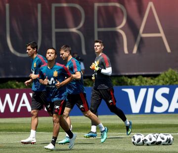 Rodri Hernández, Thiago, César Azpilicueta y Kepa Arrizabalaga 