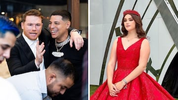 ¿Canelo Álvarez corrió a Grupo Firme y Carin León de la fiesta de XV años de su hija?