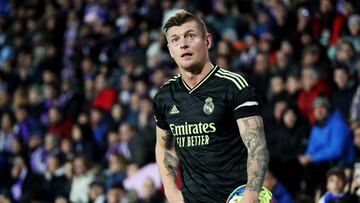 Soccer Football - LaLiga - Real Valladolid v Real Madrid - Estadio Jose Zorrilla, Valladolid, Spain - December 30, 2022  Real Madrid's Toni Kroos REUTERS/Violeta Santos Moura