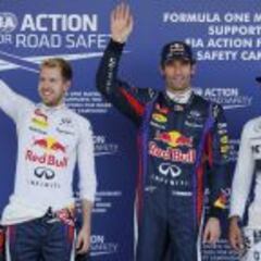 Pole de Webber en Suzuka, con Alonso tan sólo octavo