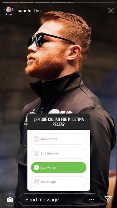 Canelo Álvarez interactúa con sus fans al publicar una encuesta