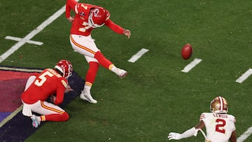 With a 55 yard field goal to open the second quarter of Super Bowl LVIII, the San Francisco 49ers’ Jake Moody made Super Bowl history. But it didn’t last.