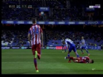 El brutal impacto en la cabeza de Fernando Torres