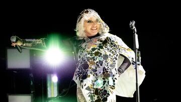 INDIO, CALIFORNIA - APRIL 14: Debbie Harry of Blondie performs onstage at the 2023 Coachella Valley Music and Arts Festival on April 14, 2023 in Indio, California. (Photo by Emma McIntyre/Getty Images for Coachella)