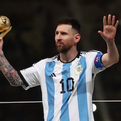 Leo Messi wins 2022 World Cup Golden Ball award